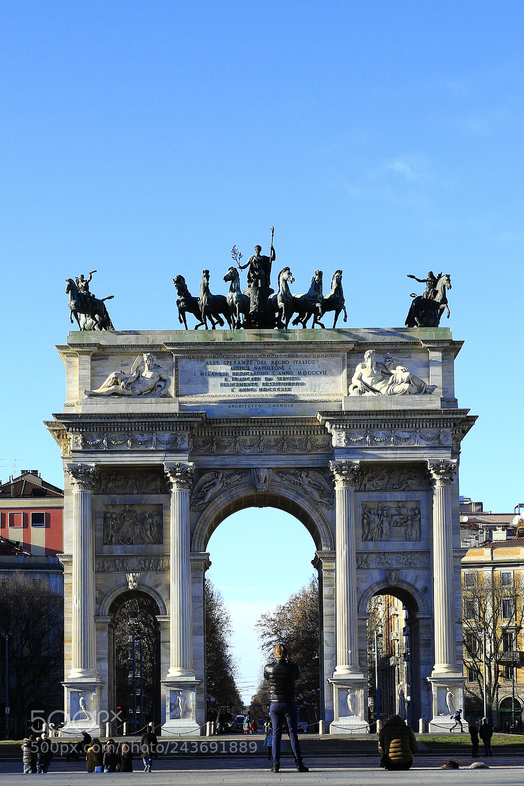 Canon EOS 1300D (EOS Rebel T6 / EOS Kiss X80) sample photo. Arco della pace photography