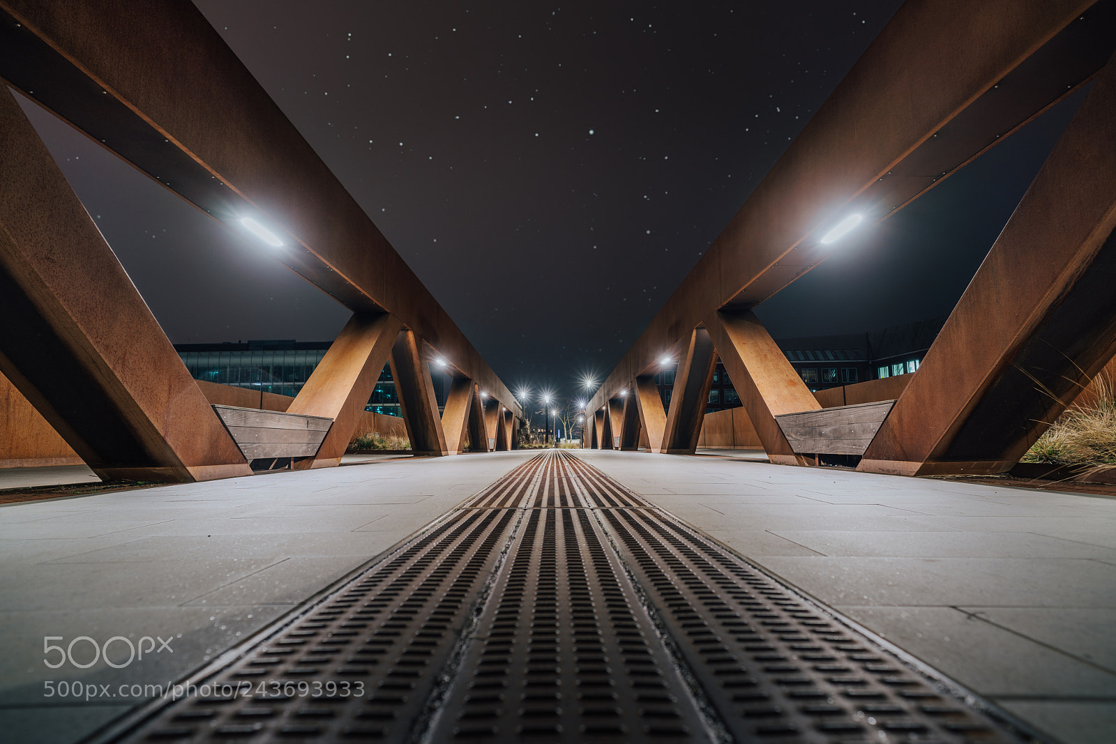 Sony a7R II sample photo. Modern bridge of den photography