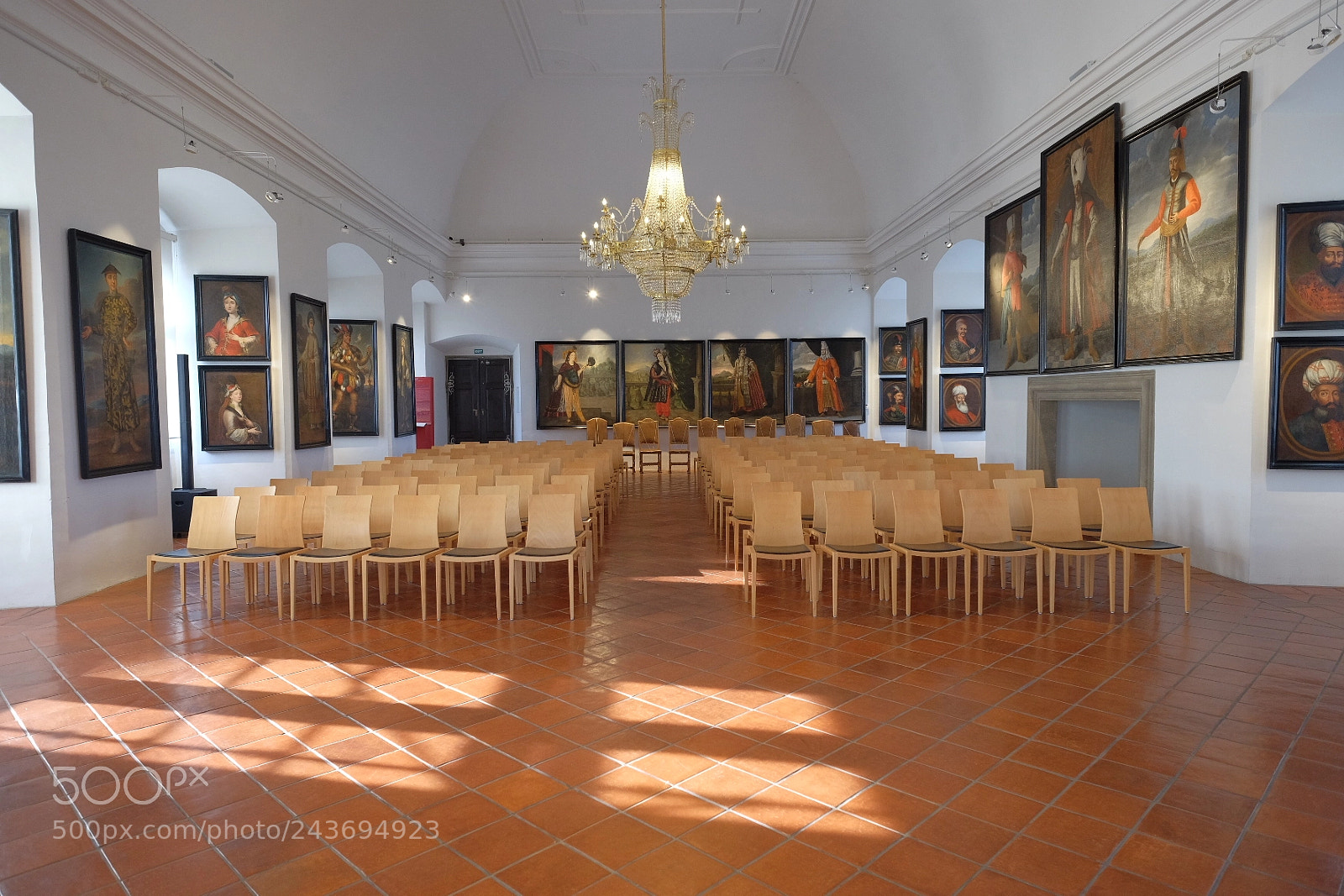Fujifilm X-T10 sample photo. Ptujs castle hall, slovenia photography