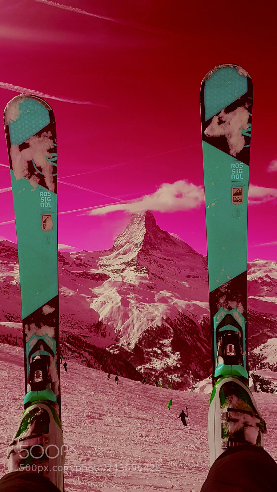 Samsung Galaxy S7 sample photo. Ski pop-art... photography