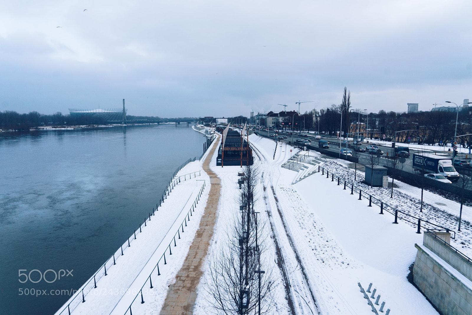 Sony a7R II sample photo. Winter in warsaw photography