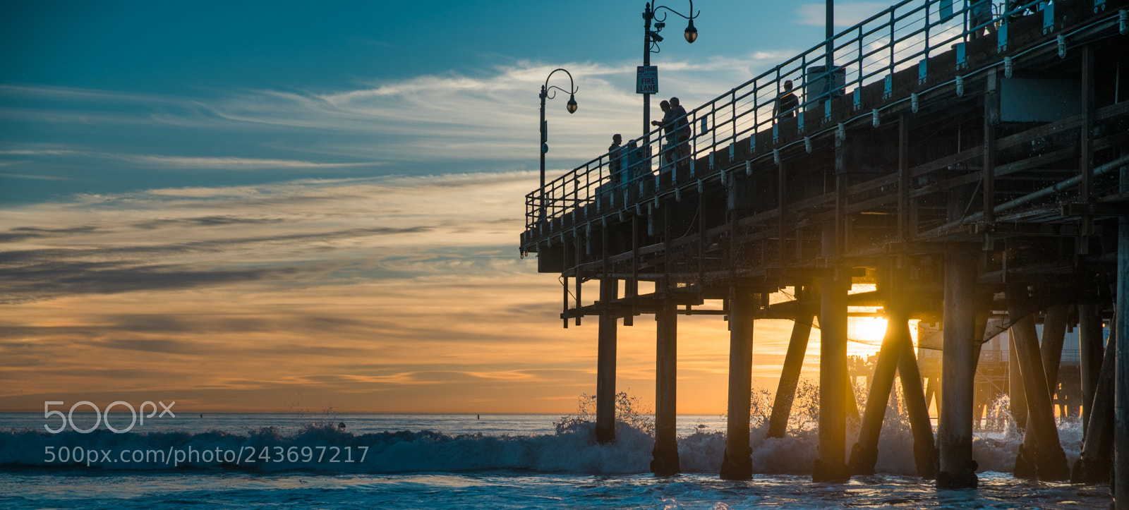 Sony a7R II sample photo. Santa monica pier photography