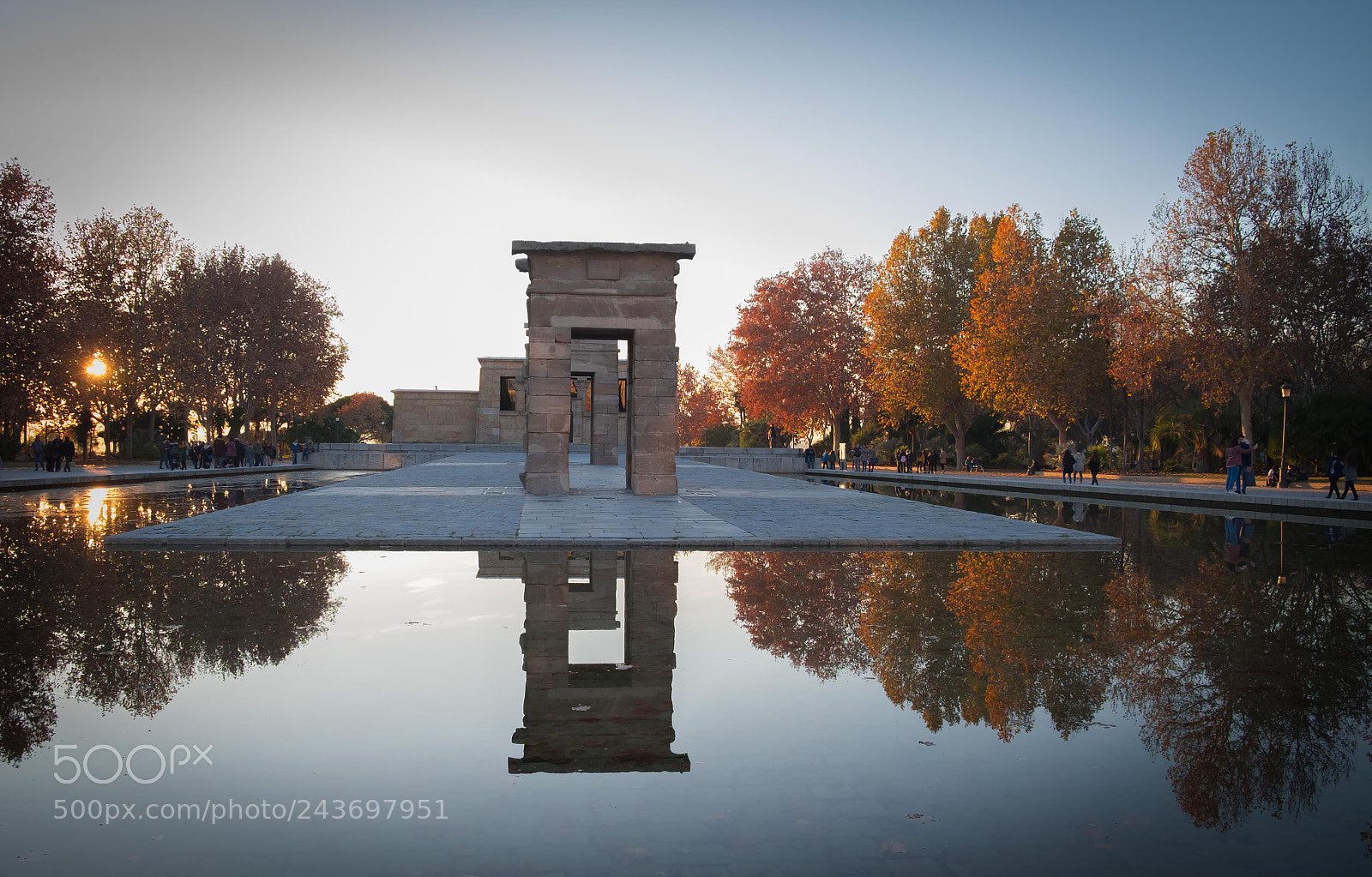 Fujifilm X-T1 sample photo. Templo de debod photography