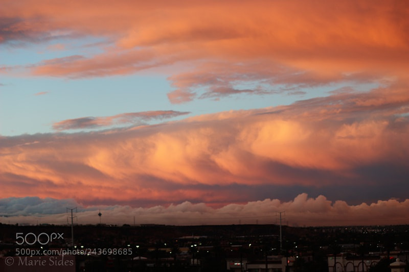Canon EOS 100D (EOS Rebel SL1 / EOS Kiss X7) sample photo. Sunset storm 2 photography