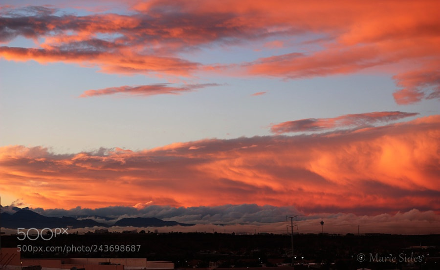 Canon EOS 100D (EOS Rebel SL1 / EOS Kiss X7) sample photo. Sunset storm 3 photography