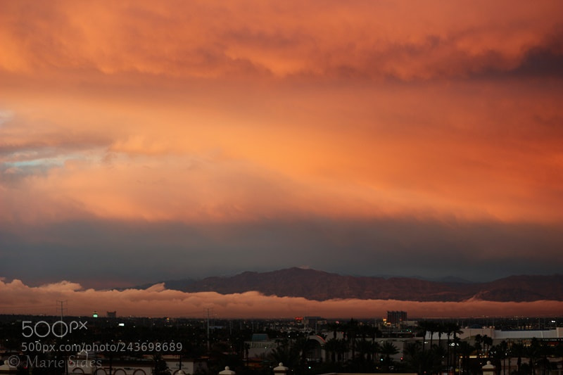 Canon EOS 100D (EOS Rebel SL1 / EOS Kiss X7) sample photo. Sunset storm 4 photography