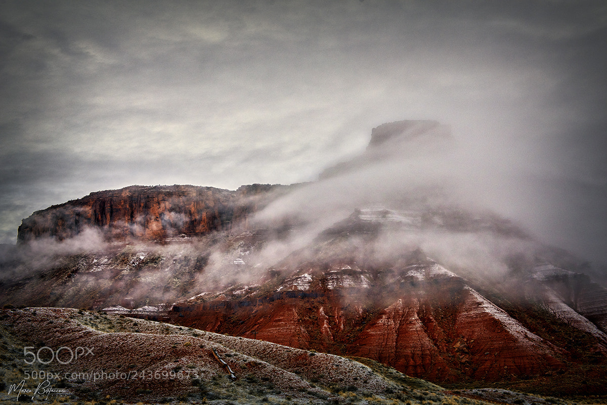 Nikon D810 sample photo. Castle mountain in the photography