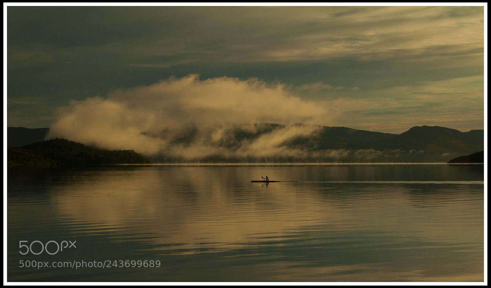 Nikon D5000 sample photo. Canoe on the loch photography