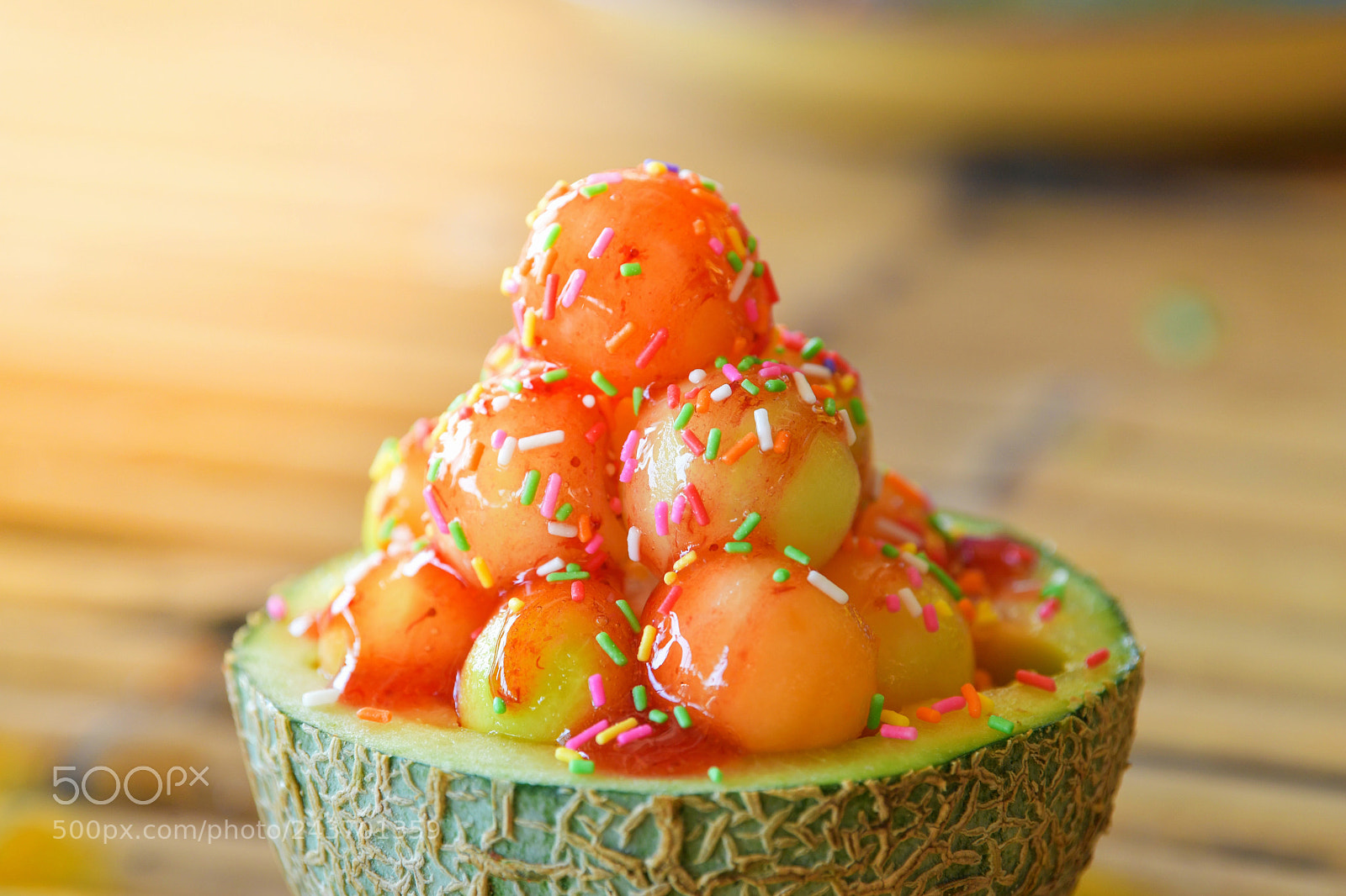 Nikon D5 sample photo. Melon ice cream. photography