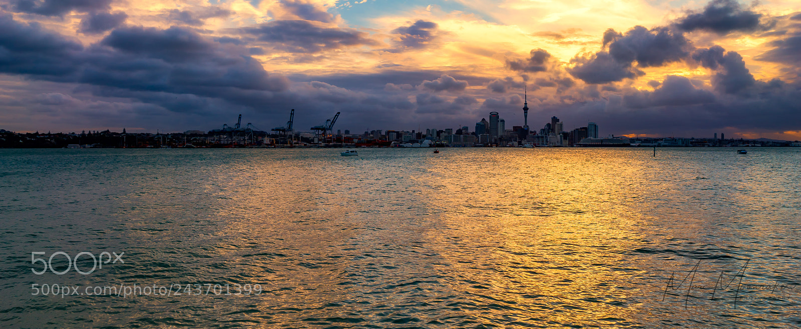 Sony a7R II sample photo. Sunset over auckland, new photography