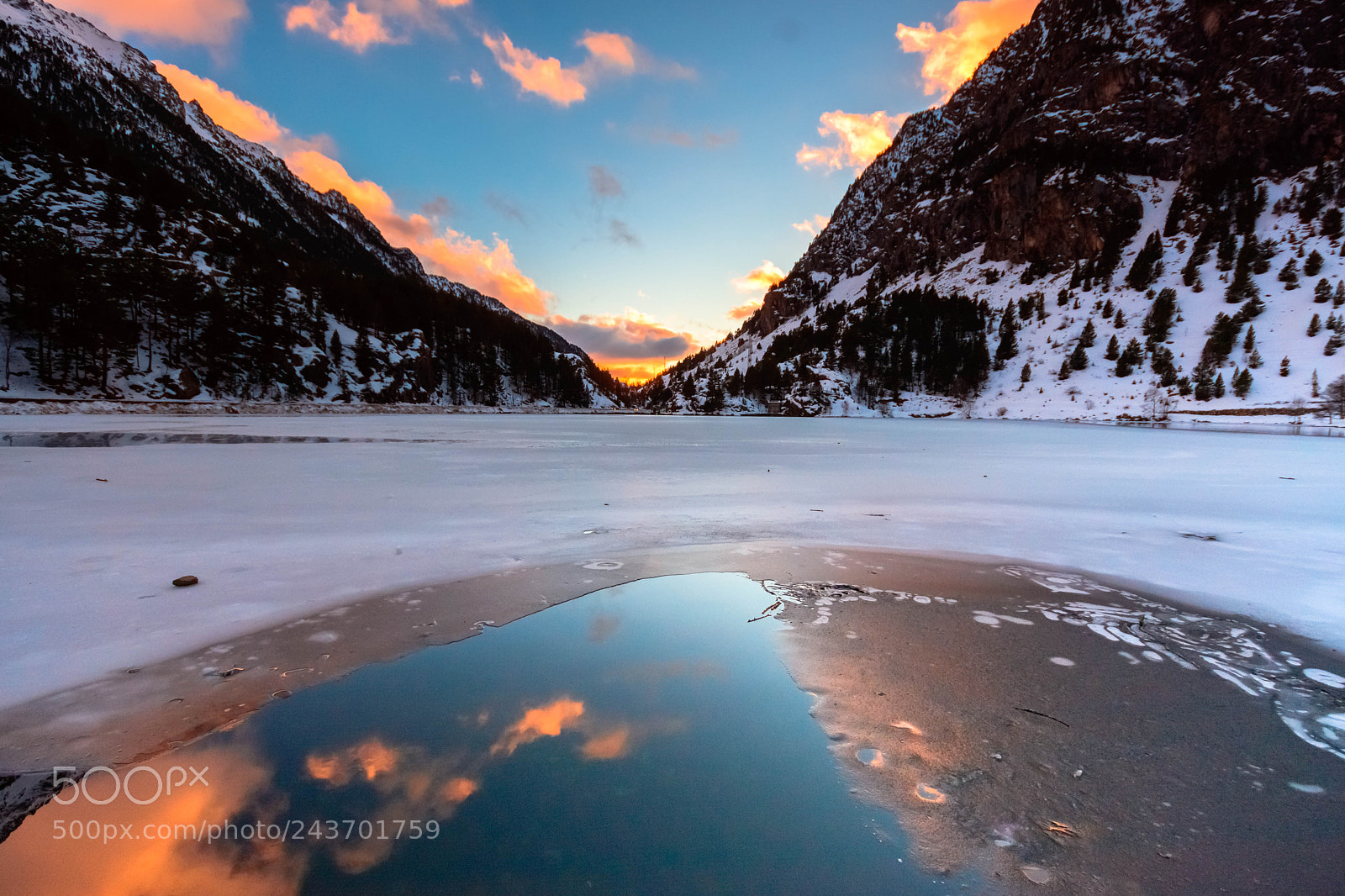 Nikon D7100 sample photo. Sunset reflection photography
