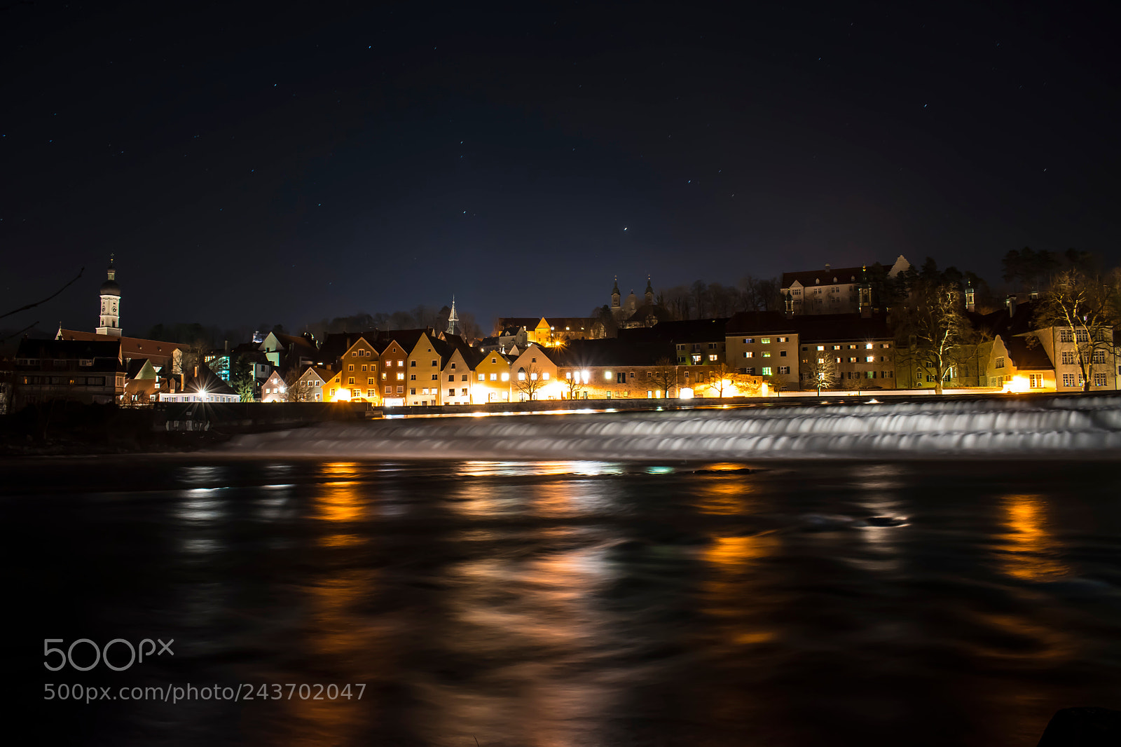 Nikon D5500 sample photo. Night in landsberg am photography
