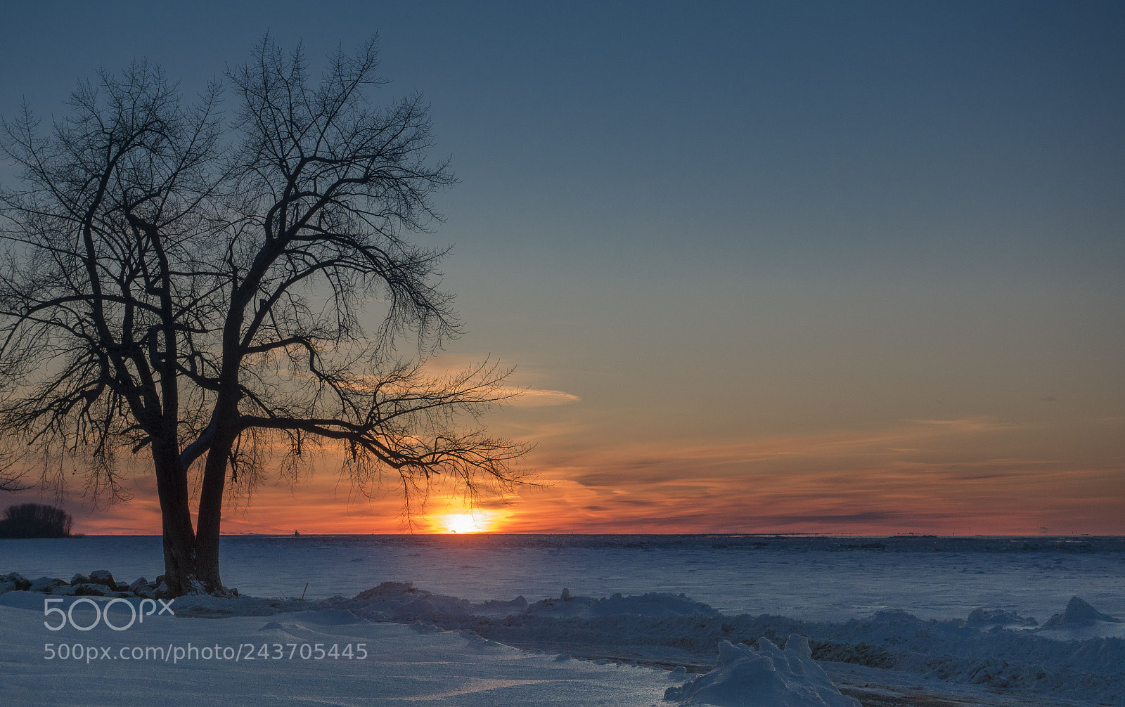 Sony Cyber-shot DSC-RX100 IV sample photo. Cold sunset photography
