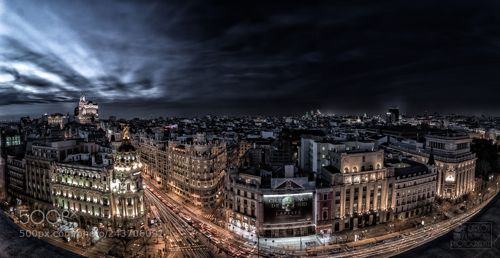 Canon EOS-1D X Mark II sample photo. Night over madrid. photography