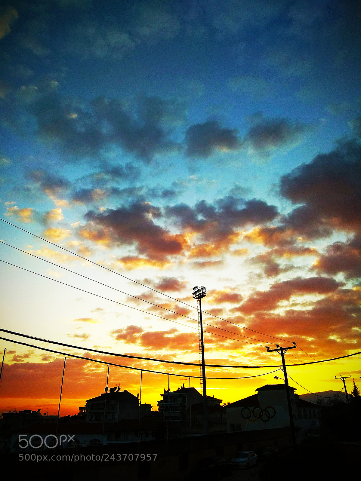 Xiaomi Redmi Note 4 sample photo. Burning clouds photography