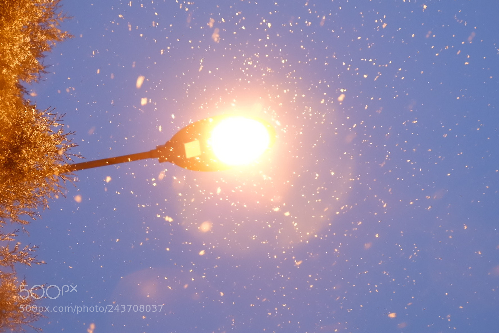 Fujifilm X-A10 sample photo. Snow  night photography
