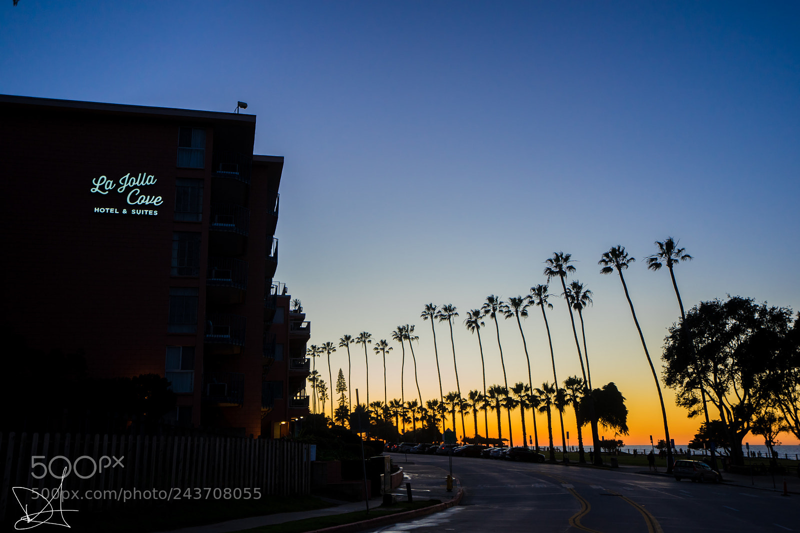 Sony a7 II sample photo. La jolla sundown photography
