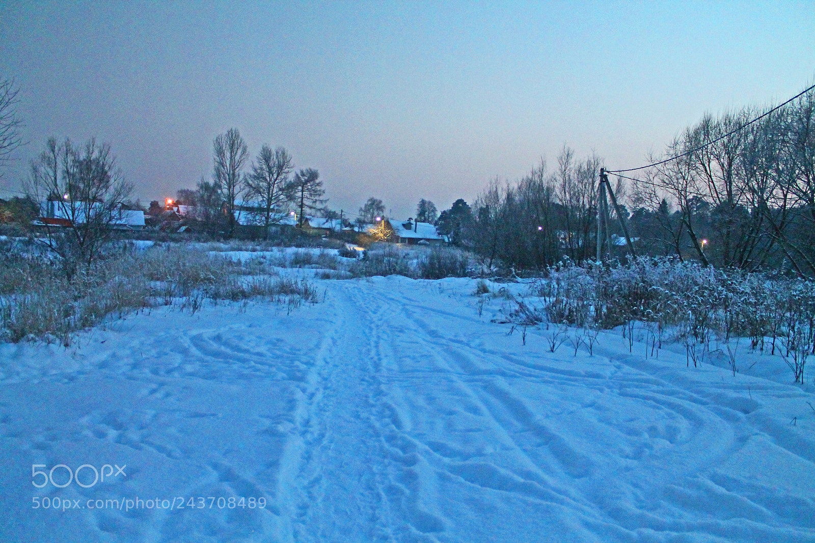 Canon EOS 1100D (EOS Rebel T3 / EOS Kiss X50) sample photo. Winter evening in moscow photography