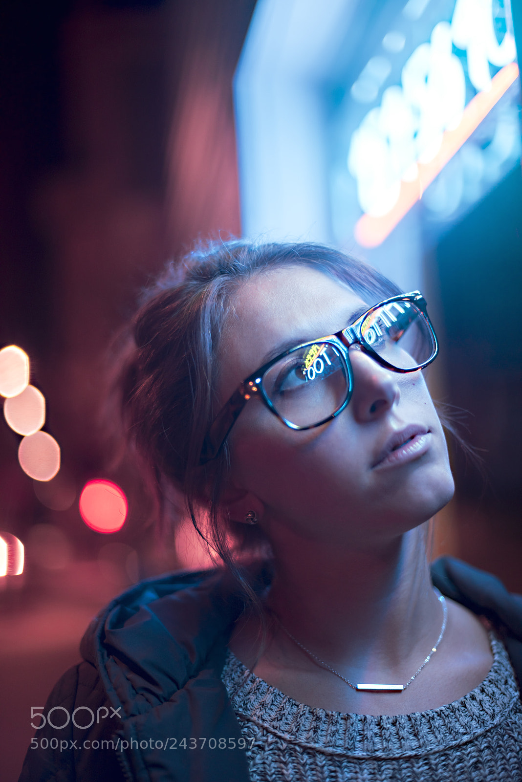 Nikon D810 sample photo. Neon lights photography