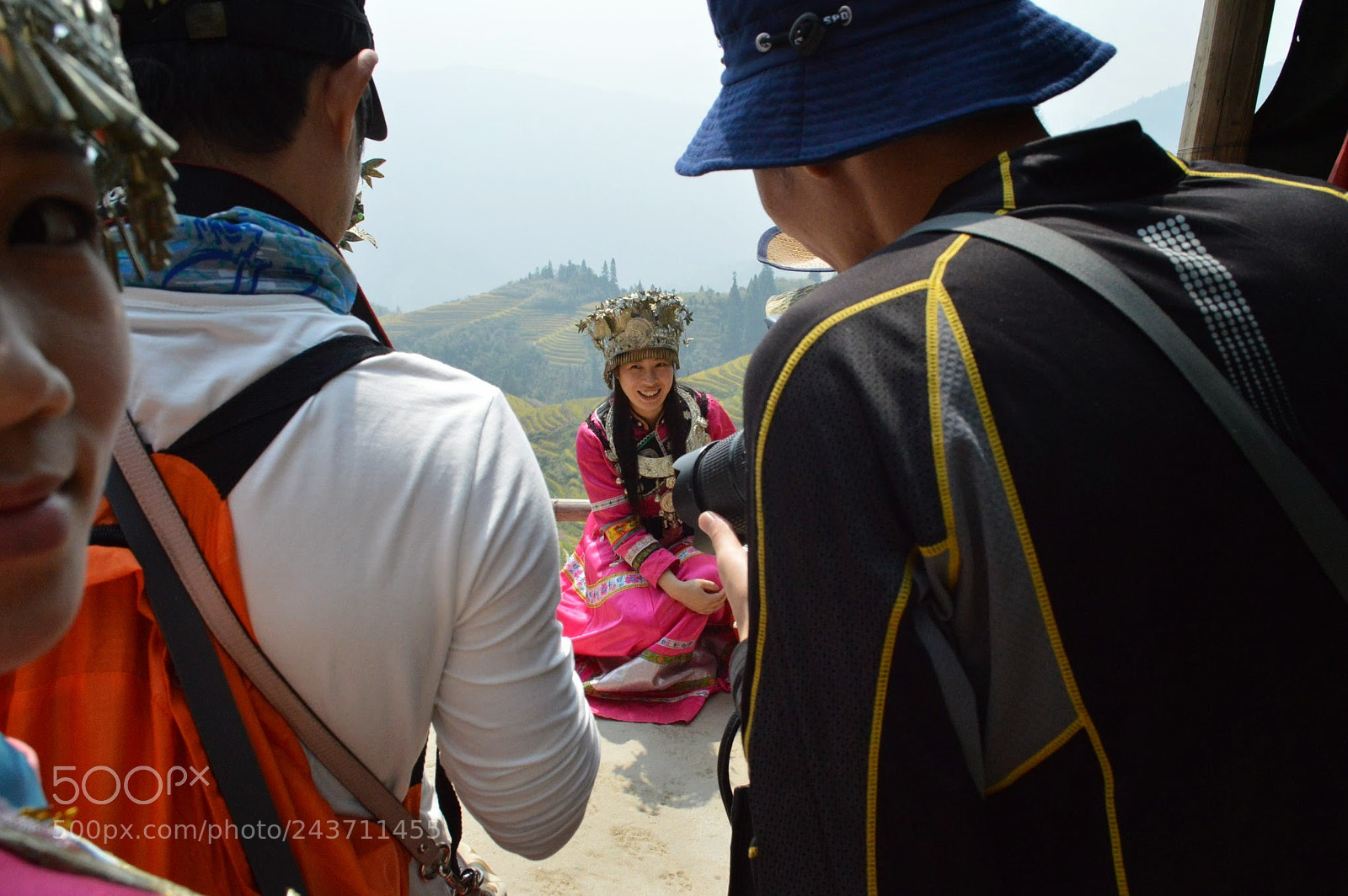 Nikon D3200 sample photo. Dragon's backbone rice terraces photography