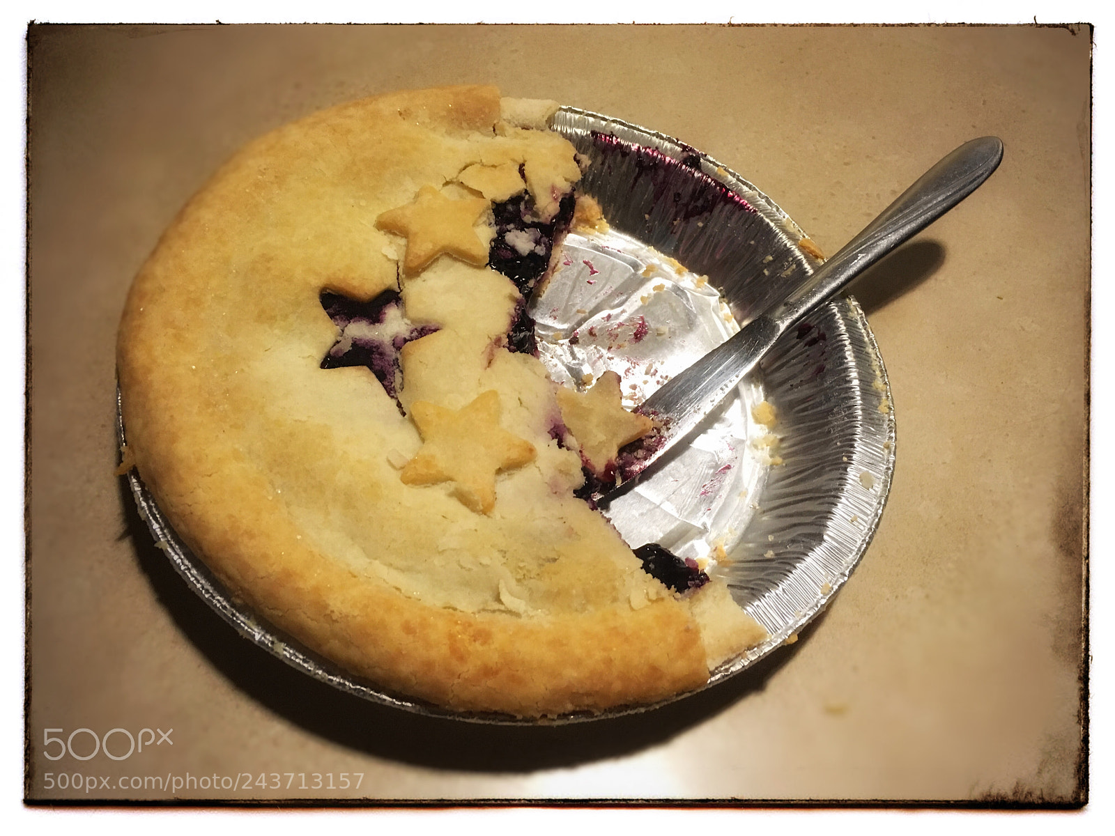 Apple iPhone SE sample photo. Left over pie. photography