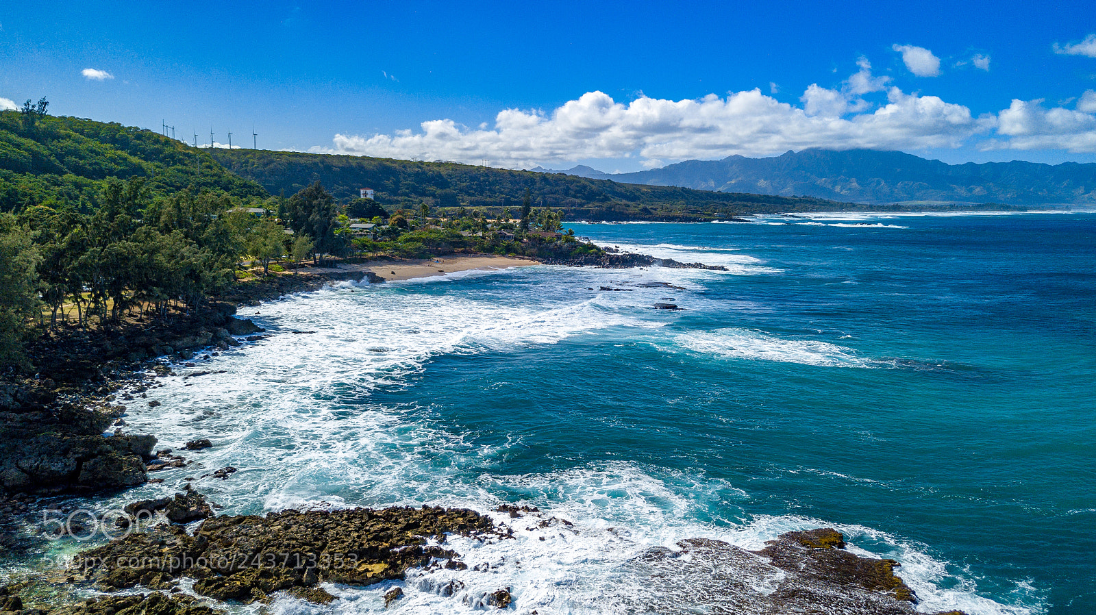 DJI FC220 sample photo. North shore oahu photography