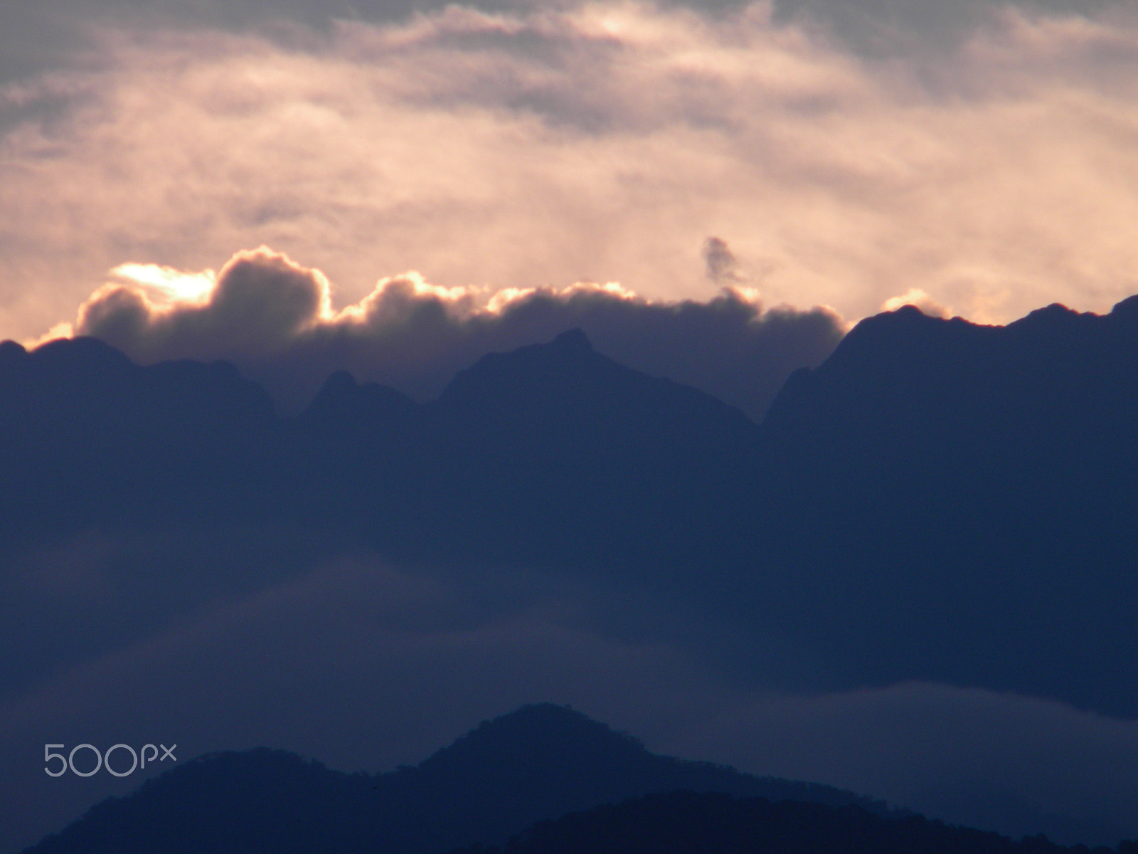 Nikon Coolpix L100 sample photo. Sunset sky photography