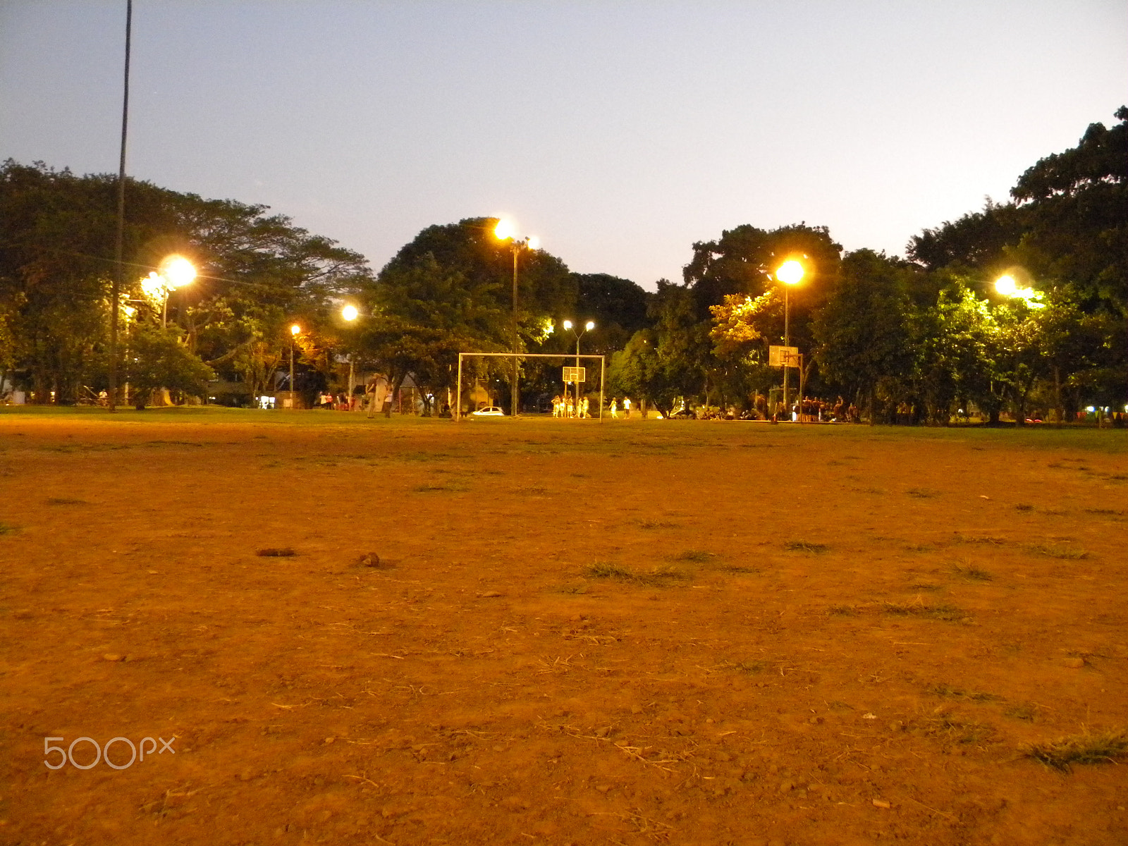 Nikon Coolpix L100 sample photo. Soccer field photography