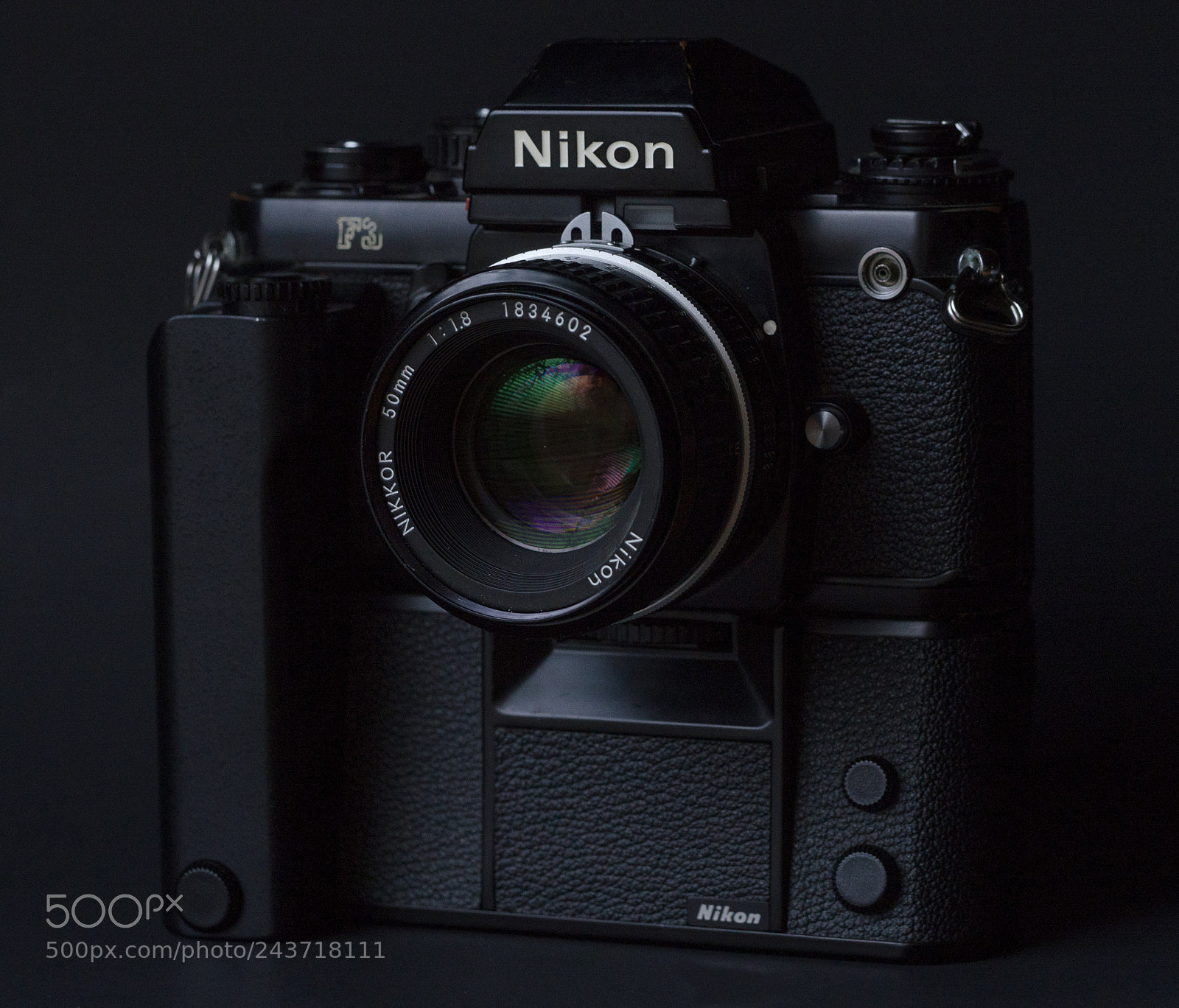 Olympus OM-D E-M10 II sample photo. Nikon f3 md4 motor photography