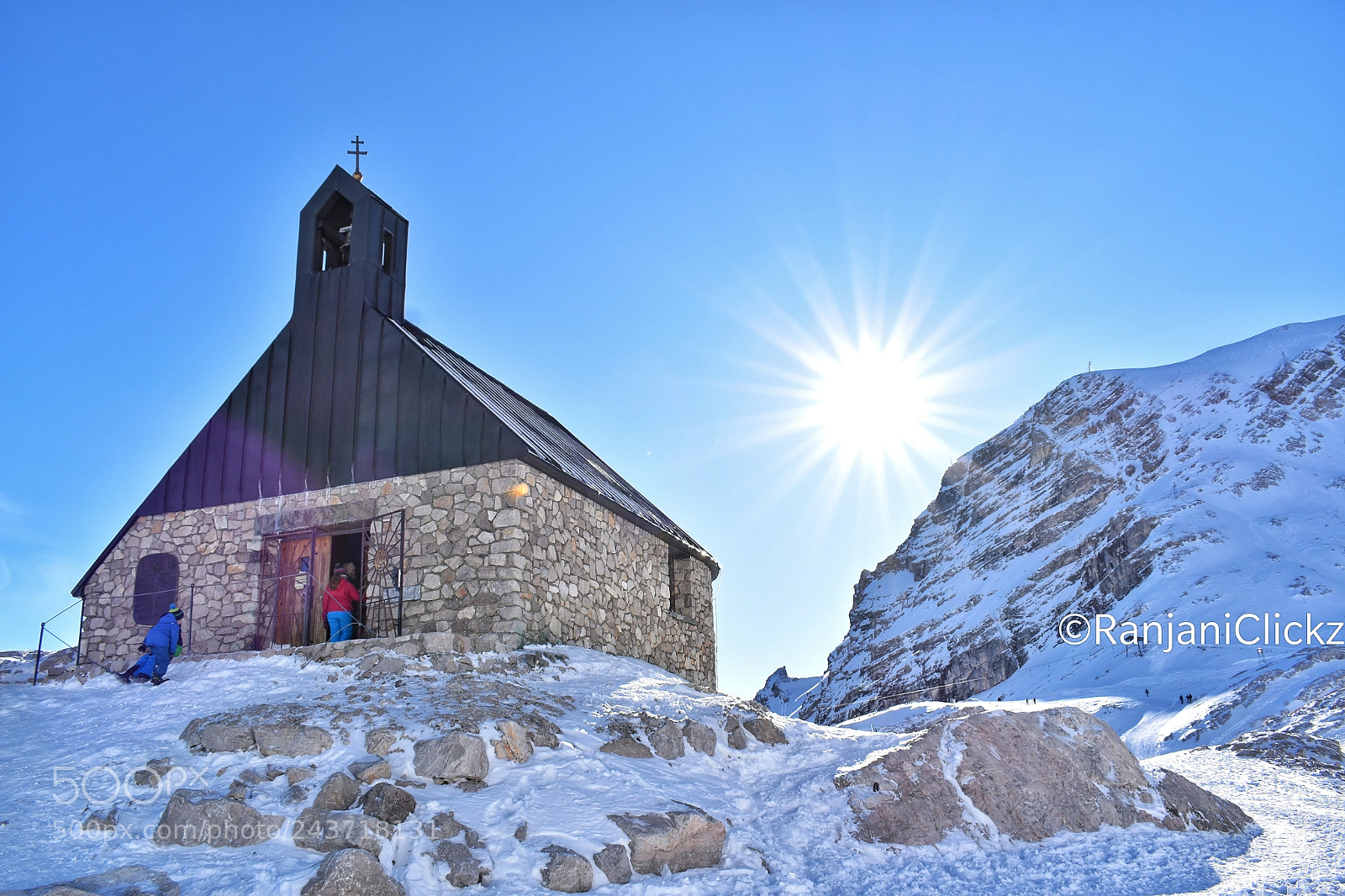 Nikon D5500 sample photo. Zugspitze - top of photography