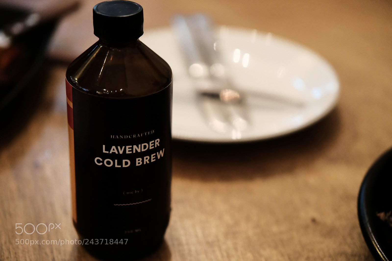 Fujifilm X-T2 sample photo. Lavender cold brew coffee photography