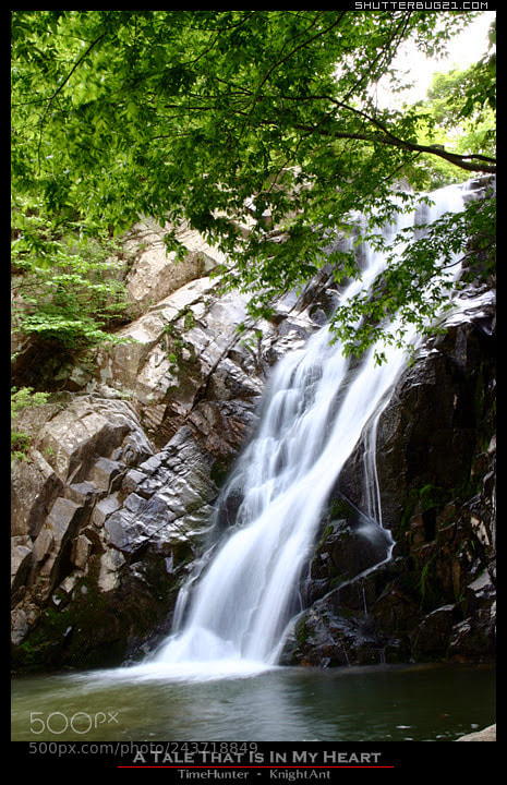 Canon EOS 10D sample photo. Waterfall, hongryu photography