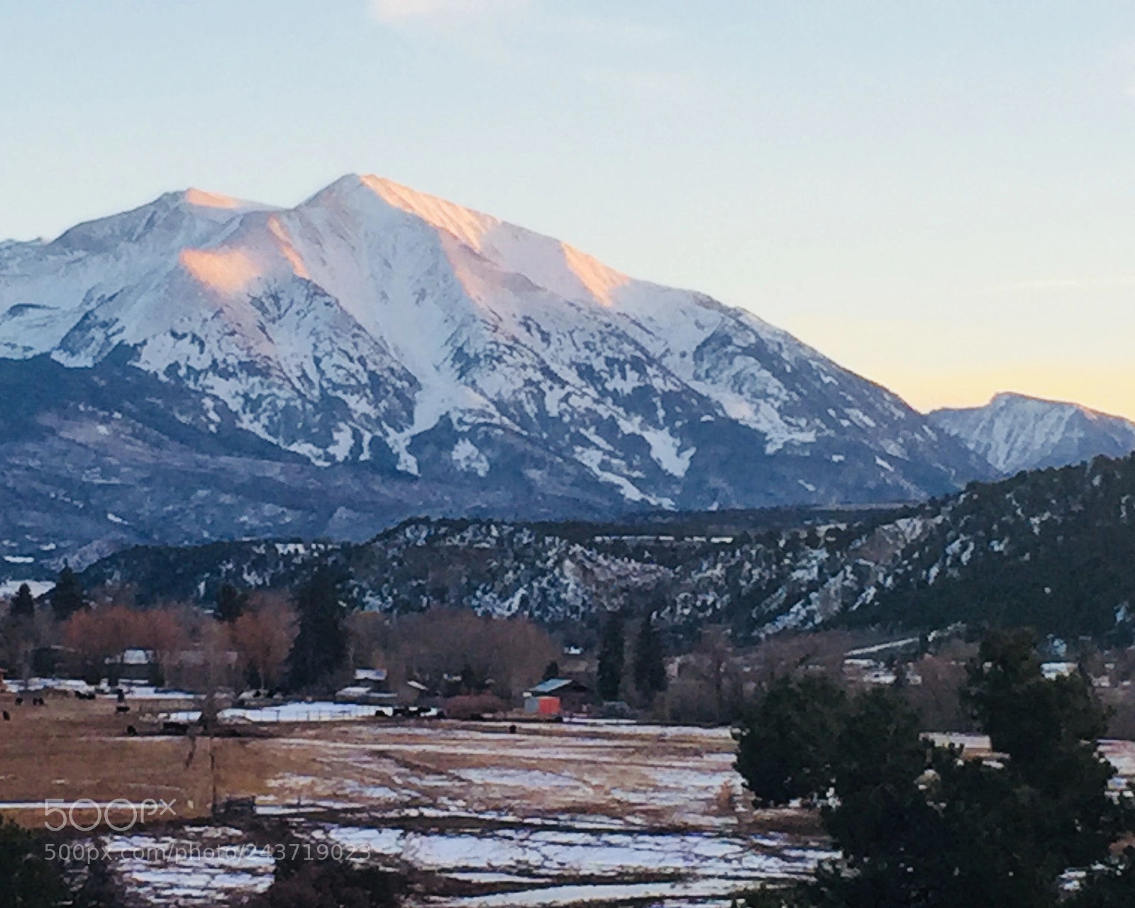 Apple iPhone 6 Plus sample photo. Carbondale s mount sopris photography