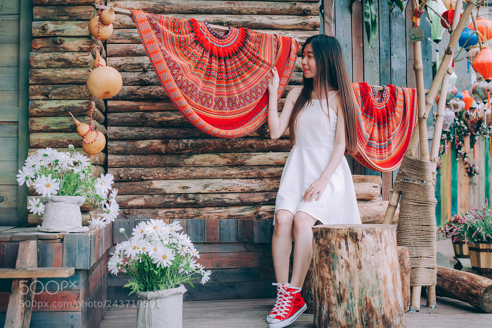 Canon EOS 5D sample photo. Vietnam brocade the essence photography