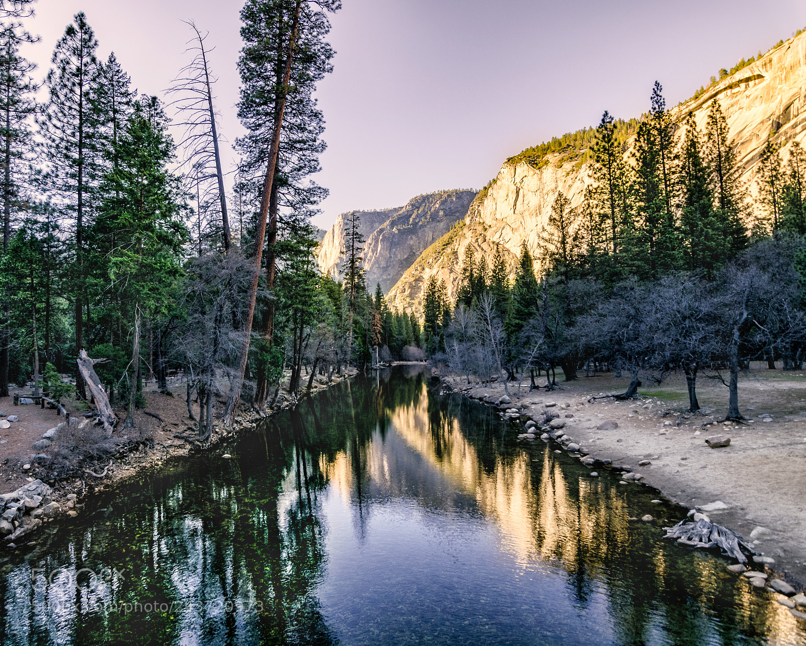 Nikon D5100 sample photo. Yosemite reflections photography