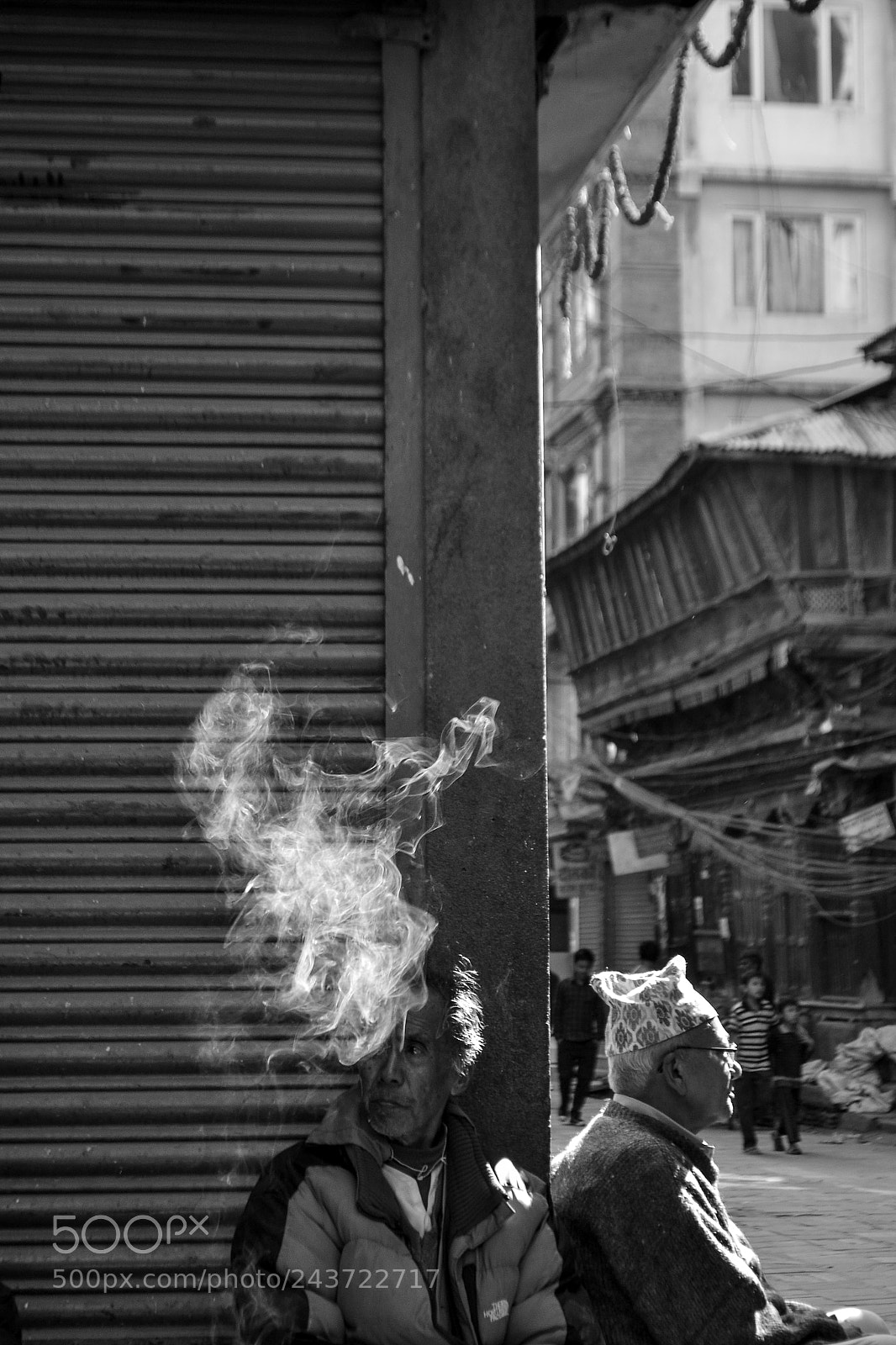 Nikon D3100 sample photo. Smoke photography