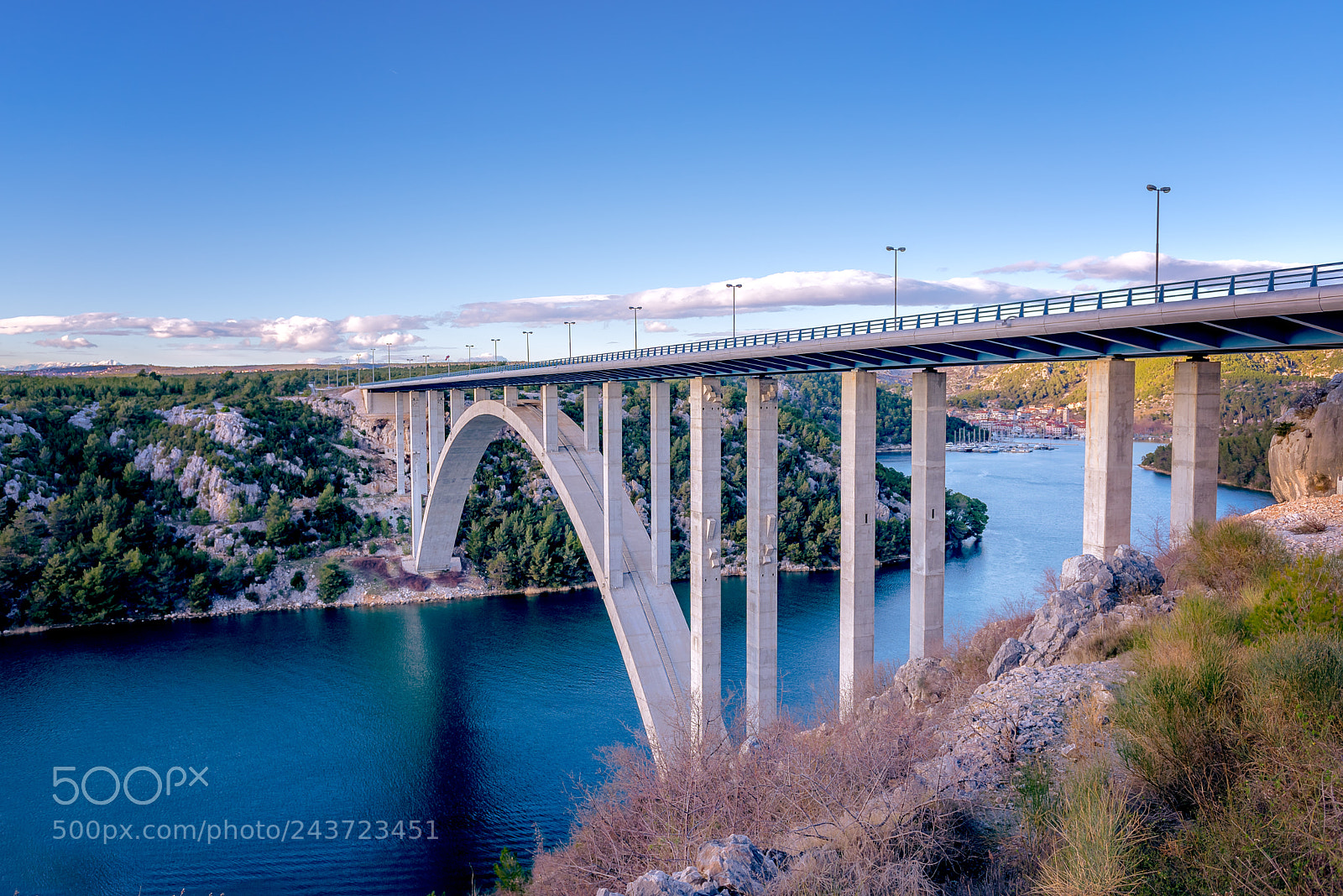 Nikon D600 sample photo. Highway bridge over krka photography
