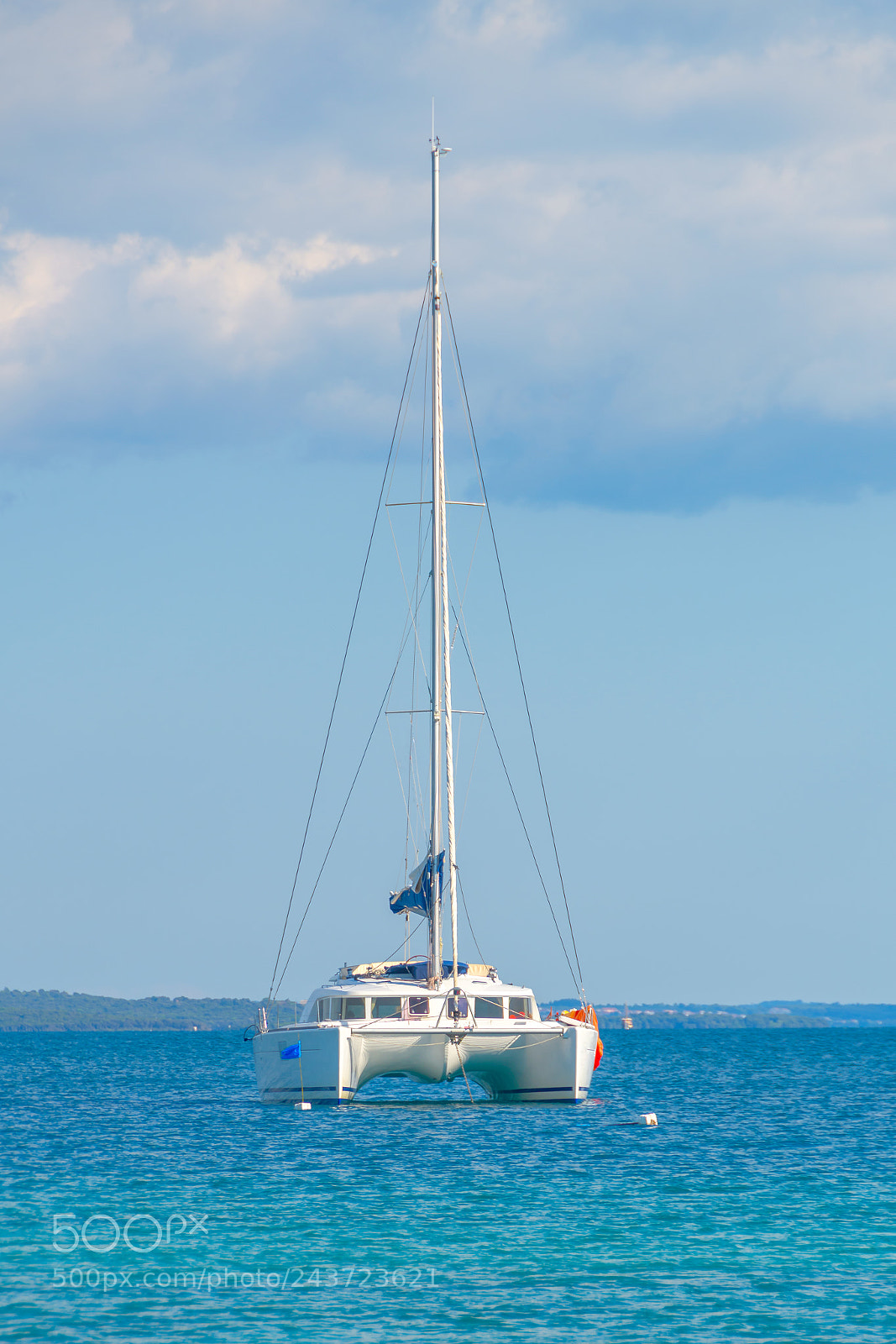 Nikon D500 sample photo. Luxury sailing catamaran in photography