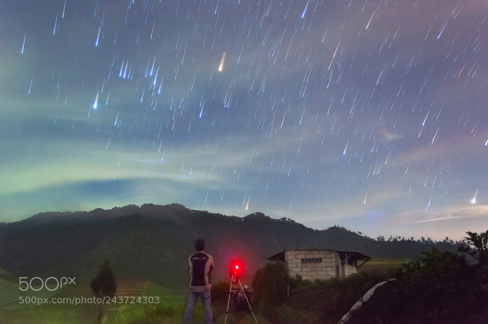 Nikon D5000 sample photo. Rain of the stars photography