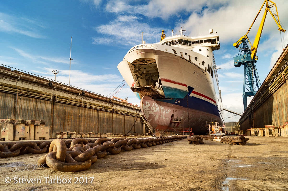 Sony SLT-A58 sample photo. Stena superfast vii in photography