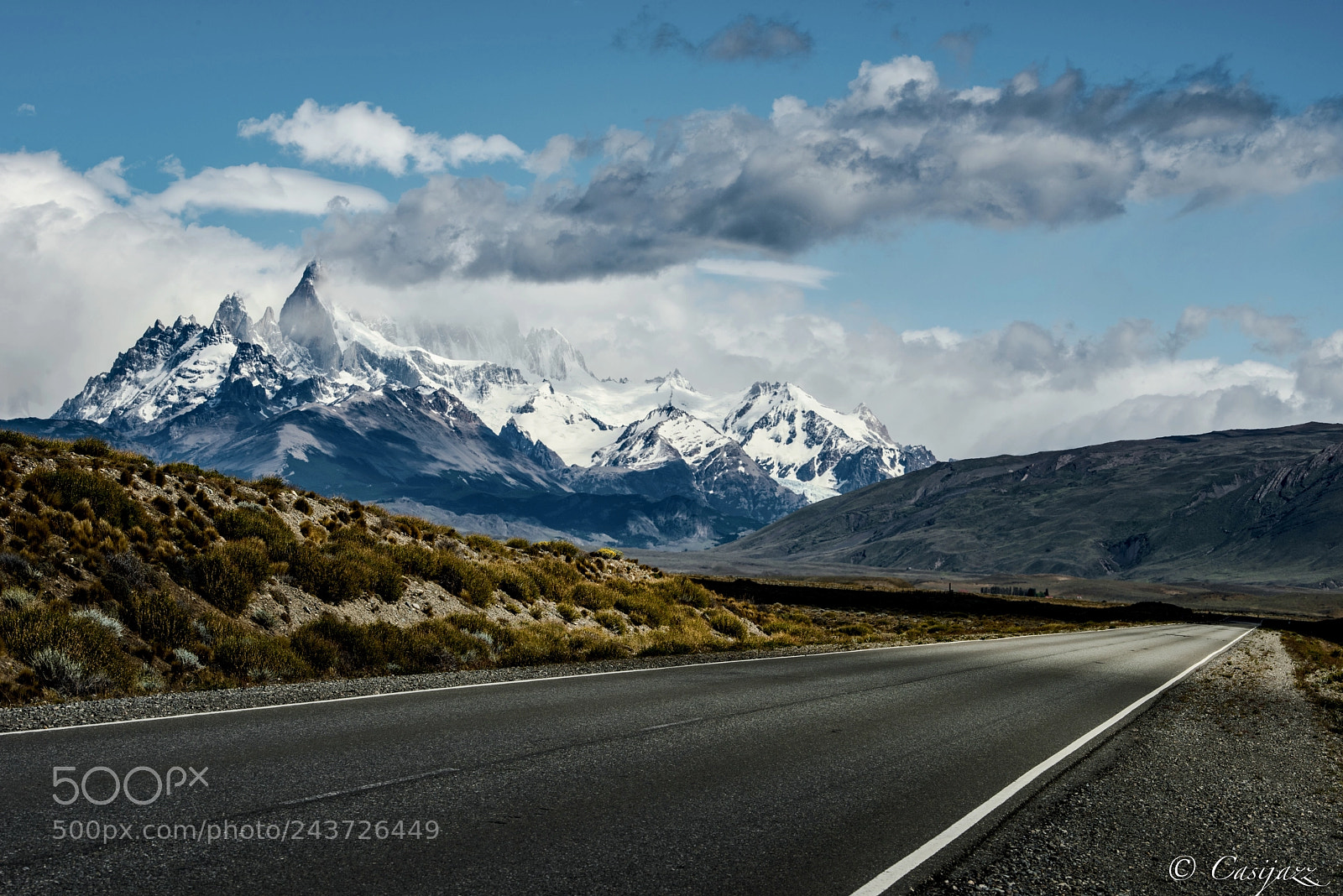 Nikon D810 sample photo. Road to el chalt photography