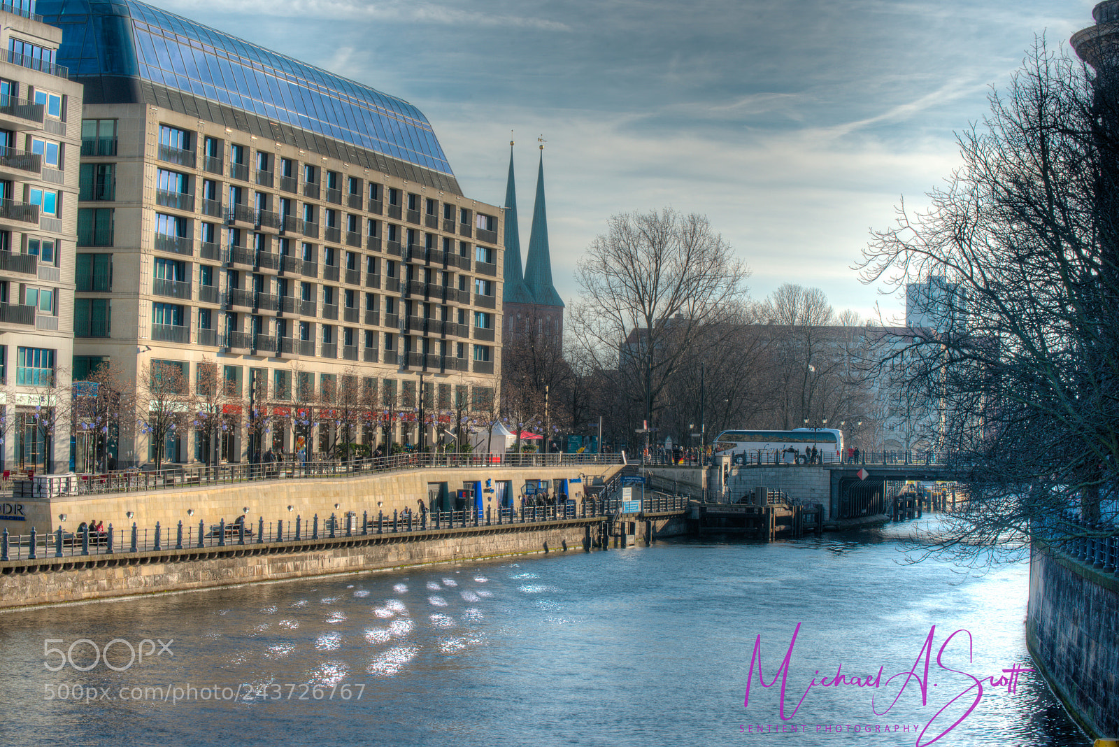 Nikon D800 sample photo. River spree bridge to photography