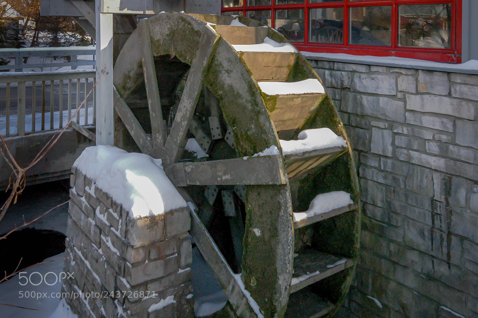 Nikon D100 sample photo. To moss a waterwheel. photography