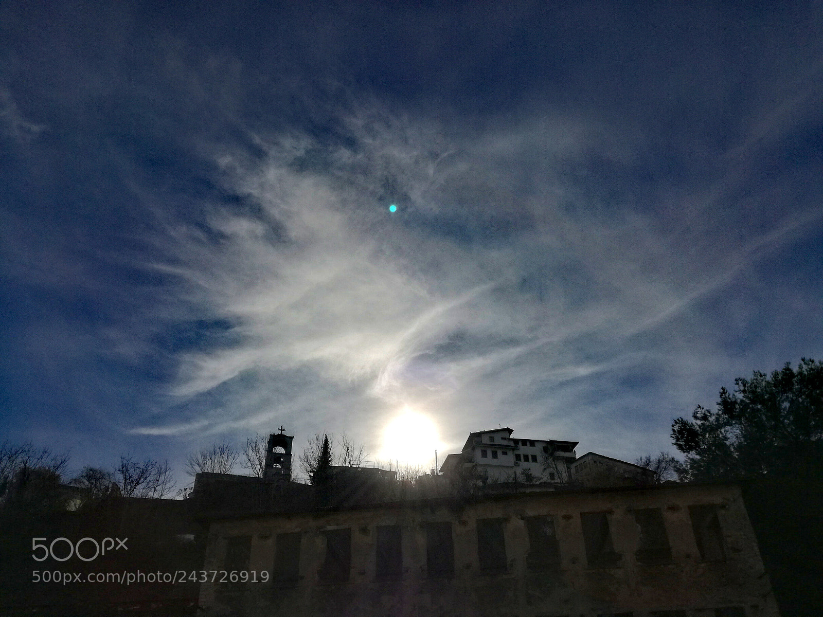 HUAWEI P9 LITE sample photo. Sun & could photography