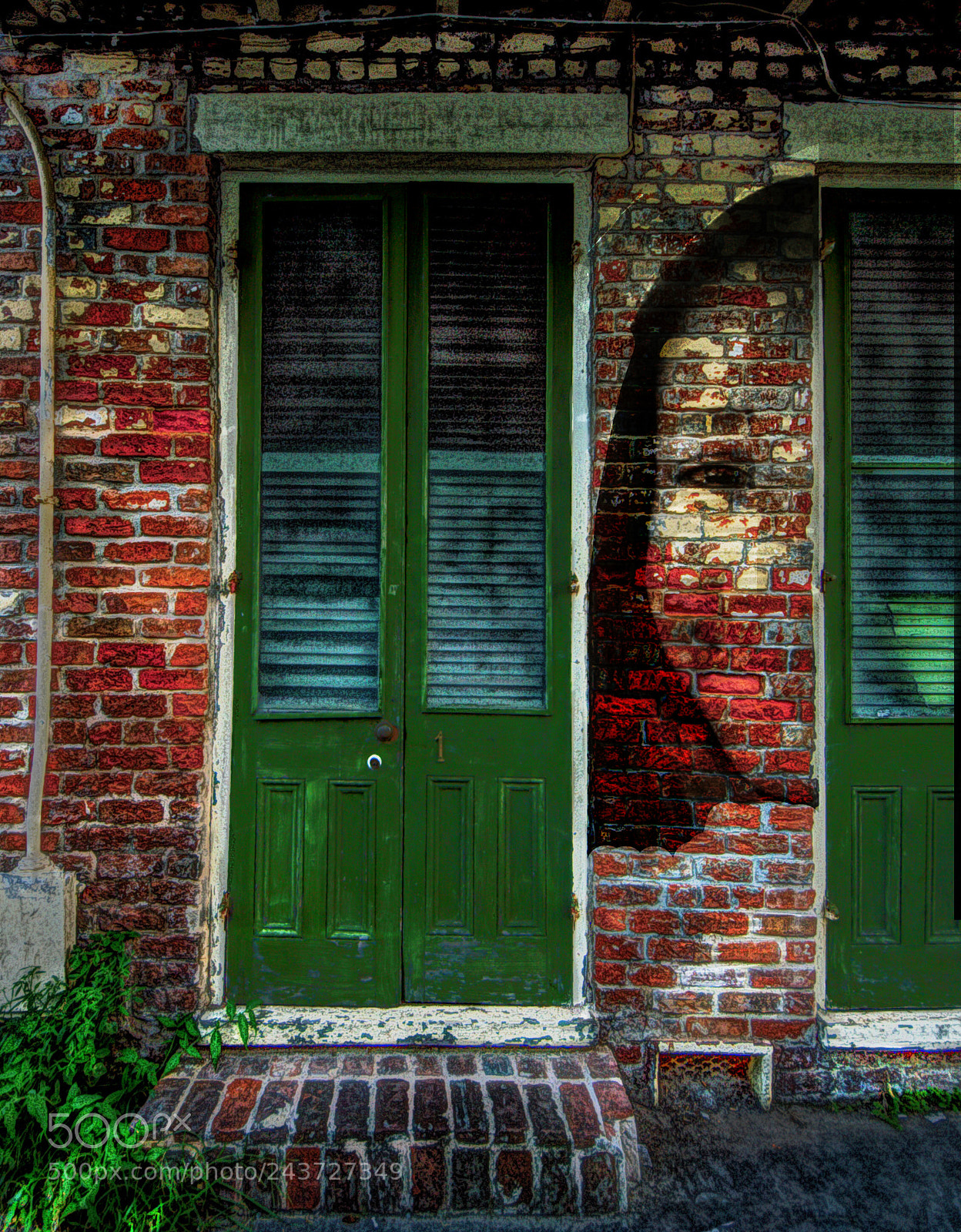 Nikon D3200 sample photo. Green doors photography