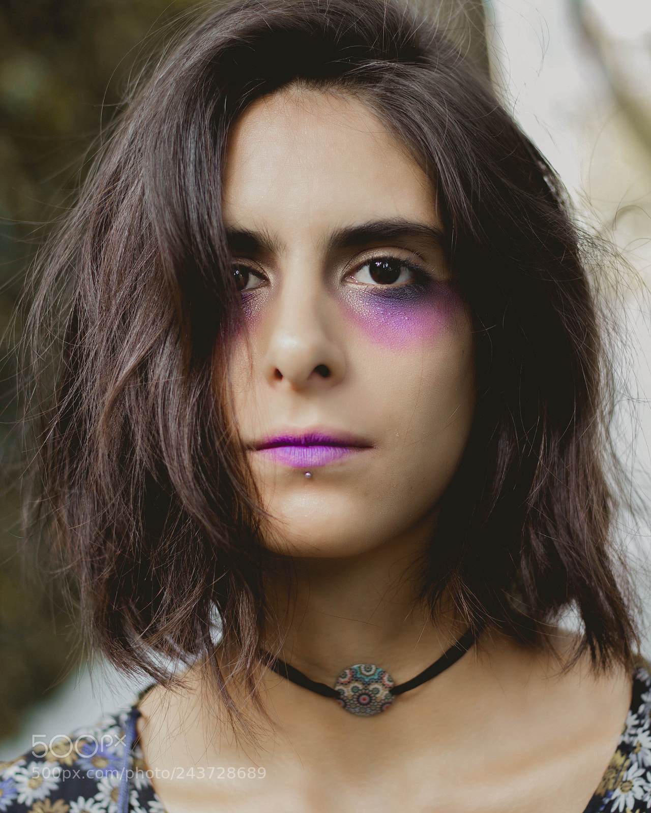 Canon EOS 60D sample photo. Purple eyes photography