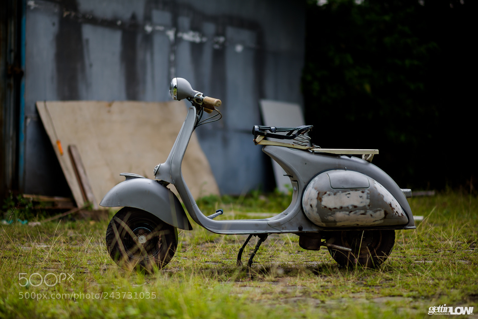 Nikon D600 sample photo. 1955 patina piaggio vespa vl1 photography