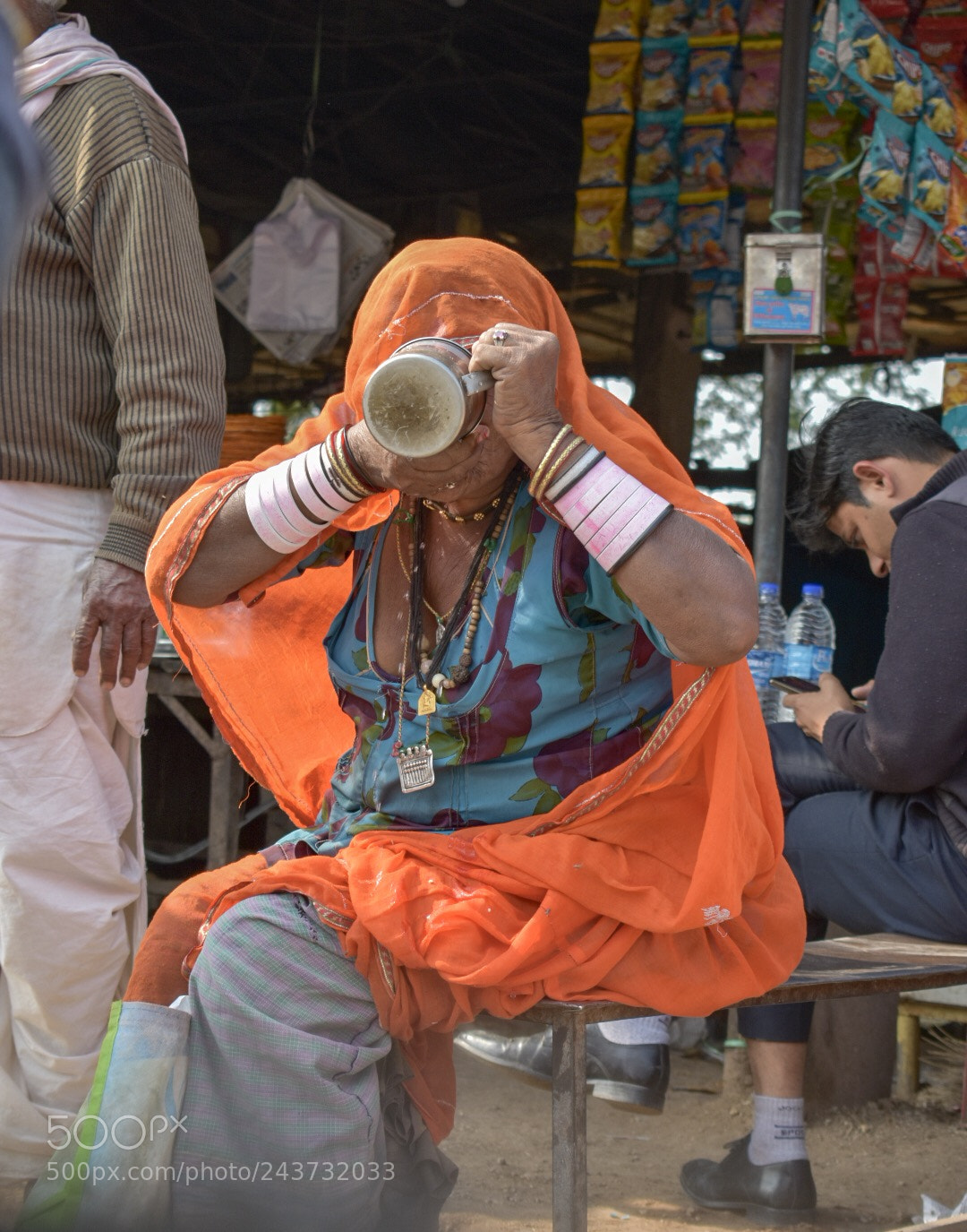 Nikon D3400 sample photo. Lady from a village photography