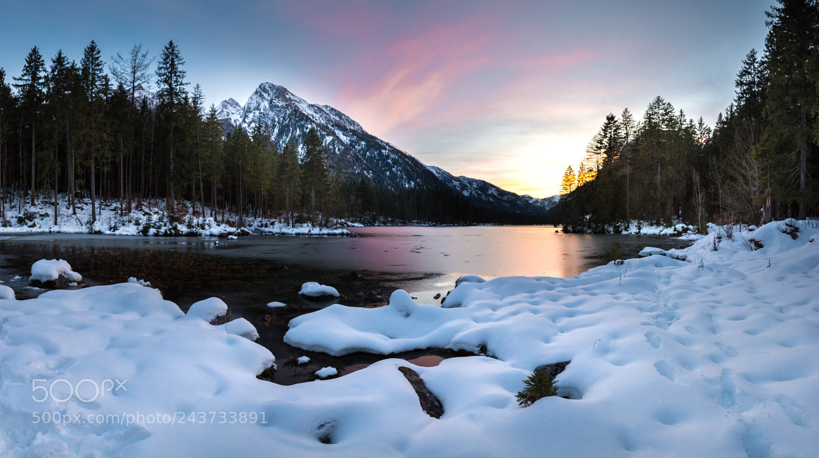 Nikon D850 sample photo. Decent winter sunset in photography
