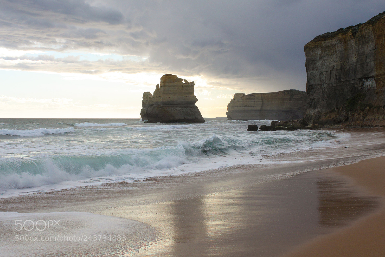 Canon EOS 500D (EOS Rebel T1i / EOS Kiss X3) sample photo. Twelve apostles at sunset photography